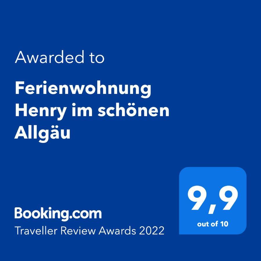 Ferienwohnung Henry Im Schoenen Allgaeu Westendorf  Εξωτερικό φωτογραφία